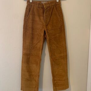Size 2 Corduroy Everlane Straight Leg Pants, Cropped Ankle